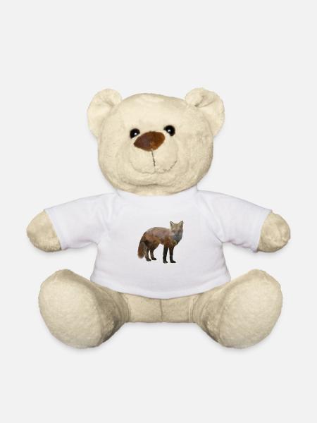 fox - Teddy Bear - white