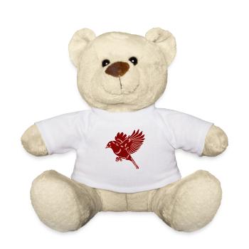 Bird Bird Watching Animal Bird Illustration - Teddy Bear - white - Front