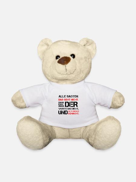 Alle sagten das geht nicht - Teddy - Weiß