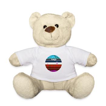 Tokyo - Teddy Bear - white - Front