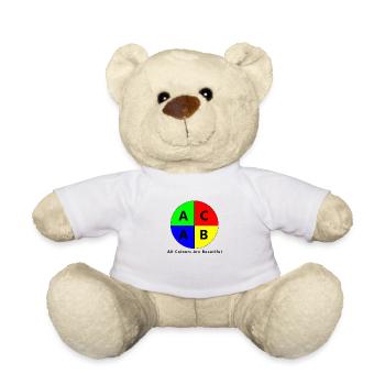 ACAB All Colors Are Beautiful - Teddy - Weiß - Vorne