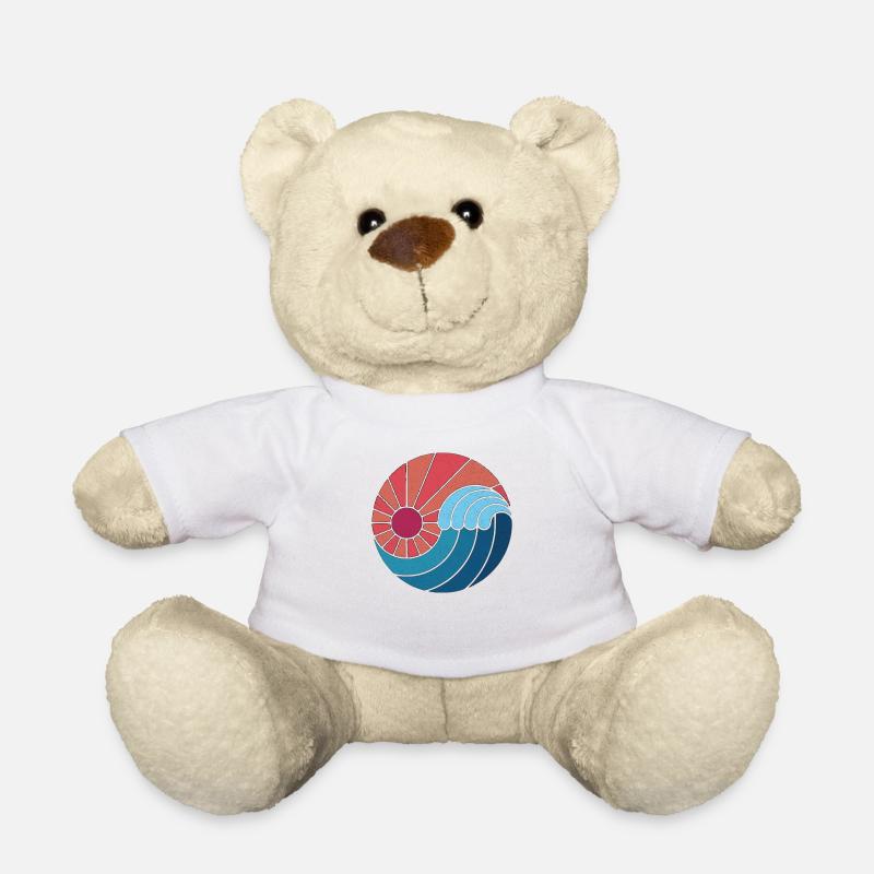 Vague - Nounours - blanc