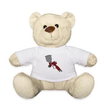 Lackierer | Lackierpistole - Teddy - Weiß - Vorne