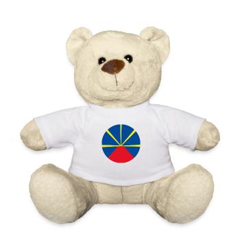 974 Ker Kreol - MAHAVELI Flag - Teddy Bear - white - Front