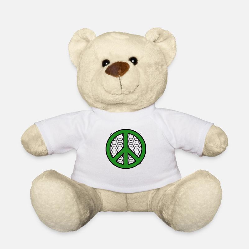 Peace - Teddy - Weiß