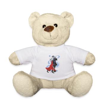Dancing Skeletons Design - Teddy Bear - white - Front