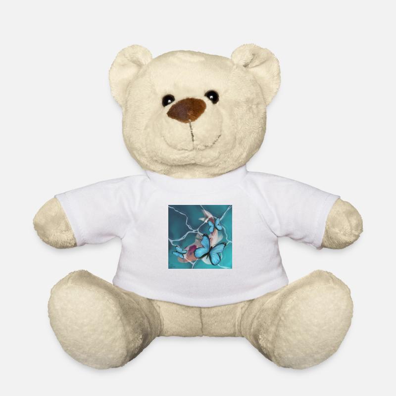 Koi-Fische im Wasser. - Teddy - Weiß