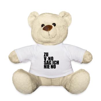 Zu Vino sag ich nie no - Teddy - Weiß - Vorne