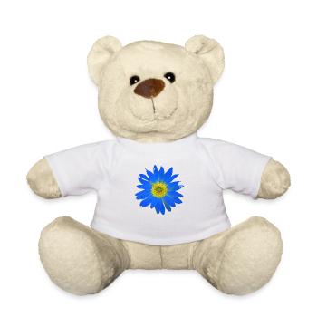 Sunflower Ukraine Flag Flag Yellow Blue Colors - Teddy Bear - white - Front
