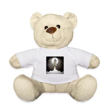 Alte Rakete hebt ab - Teddy - Weiß - Vorne