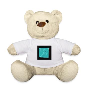 blow in the wing - Teddy Bear - white - Front