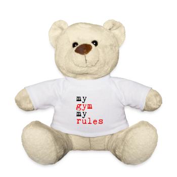 Ma salle de sport, mes règles 5 - Nounours - blanc - Devant
