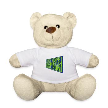 Both Teams Have Fun - Teddy Bear - white - Front