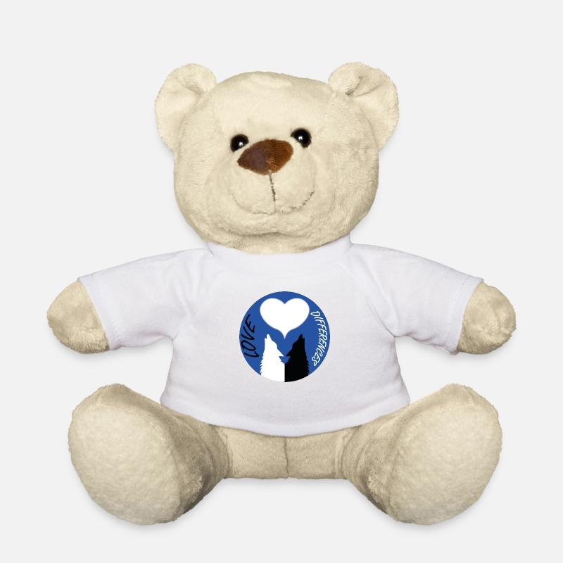 Love differences - Teddy Bear - white