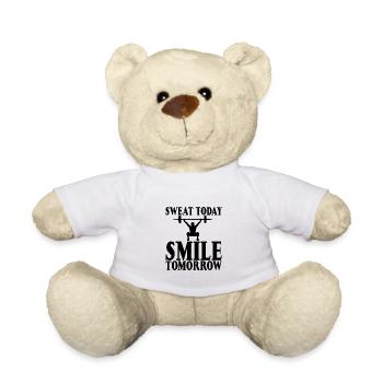 Sweat Today Sourire Demain - Nounours - blanc - Devant