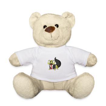 Gecko d’affaires - Nounours - blanc - Devant