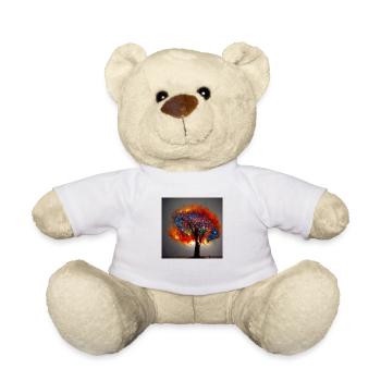 Arbre lumineux - Nounours - blanc - Devant