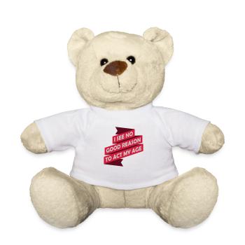 pour agir à mon âge - Nounours - blanc - Devant