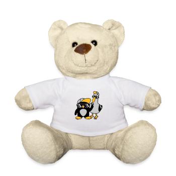 Pingouin mouette 2 Amis - Nounours - blanc - Devant