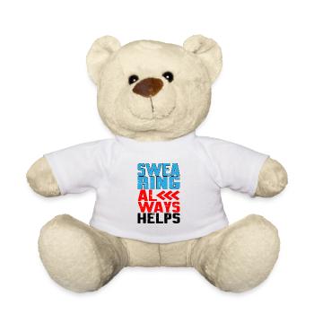 Jurer aide toujours 7 - Nounours - blanc - Devant