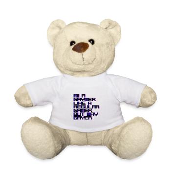 Je suis un Gaymer, comme un joueur régulier mais Way Gayer 4 - Nounours - blanc - Devant