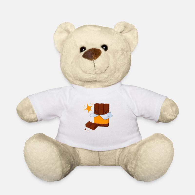 Chocolate bar dodo - Teddy Bear - white