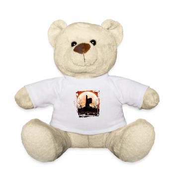 Halloween Gruselhexe Horror Geist Monster - Teddy - Weiß - Vorne
