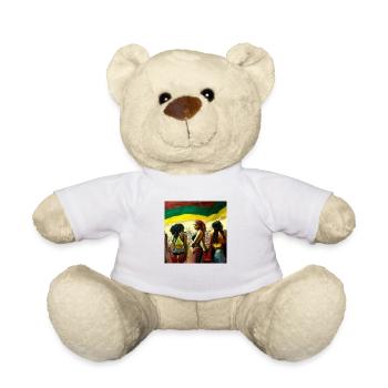 women at a reggae conert - Teddy Bear - white - Front