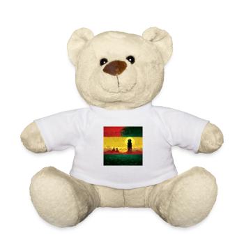 Rastafari dreams - Teddy Bear - white - Front