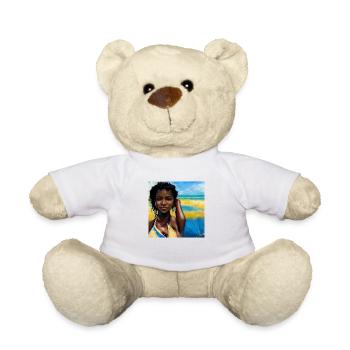 Belles femmes haïtiennes en bikini peinture - Nounours - blanc - Devant