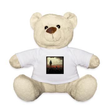 Imagine it's war and no one - Teddy Bear - white - Front