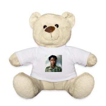 Schöne US Army Combat Medical Painting - Teddy - Weiß - Vorne