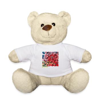 Denken Sie über den Tellerrand hinaus positive Gedanken glücklich - Teddy - Weiß - Vorne