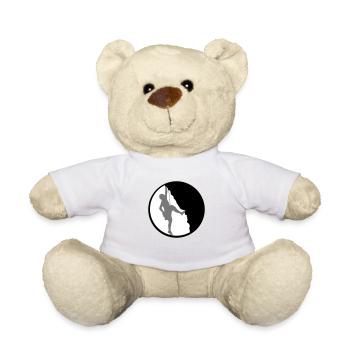 Spaß Klettern Gipfel erklimmen - Teddy - Weiß - Vorne