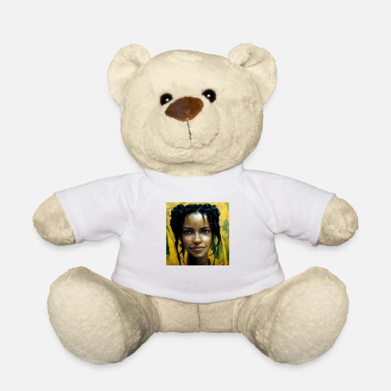 Rasta Astronaut - Teddy Bear - white