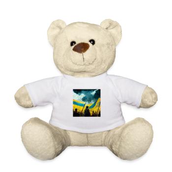 Sieg Der Ukraine - Teddy - Weiß - Vorne