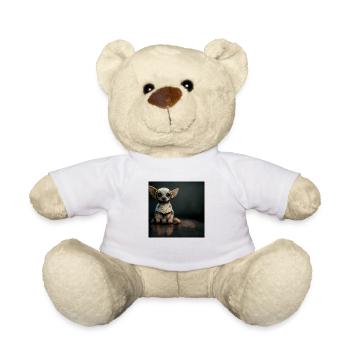 Süße Chiuahua-malerei - Teddy - Weiß - Vorne