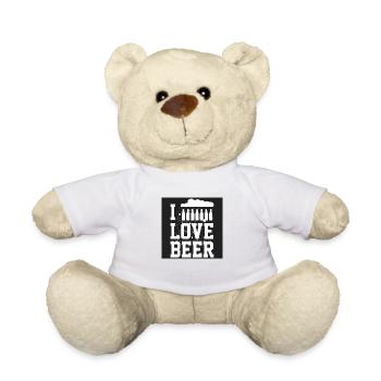 Ich Liebe Bier - Teddy - Weiß - Vorne