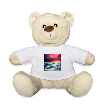 Trippy Ozean - Teddy - Weiß - Vorne