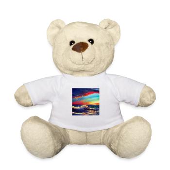 Trippy Ozean - Teddy - Weiß - Vorne