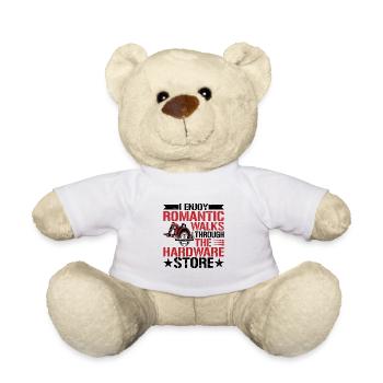 Enjoy Romantic Walks Through The Hardware Store10 - Teddy Bear - white - Front