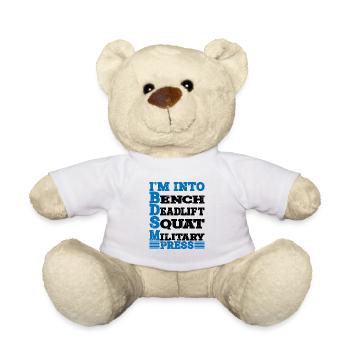 Im Into BDSM Bench Squat Deadlift Military Press10 - Teddy - Weiß - Vorne
