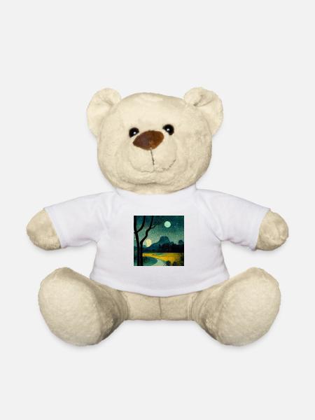 La Nuit - Nounours - blanc