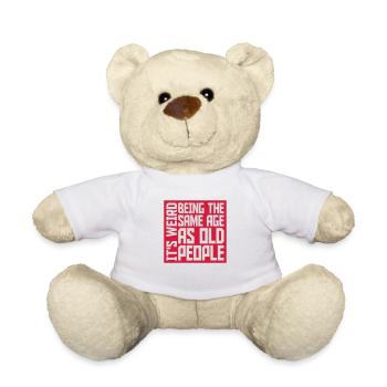 being old people age - Teddy Bear - white - Front