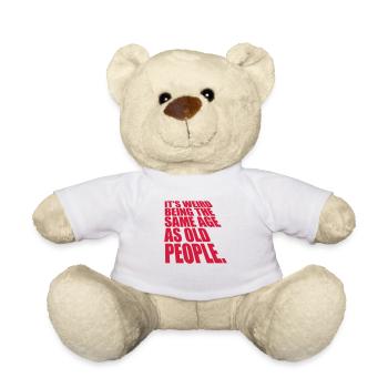 being old people age - Teddy Bear - white - Front
