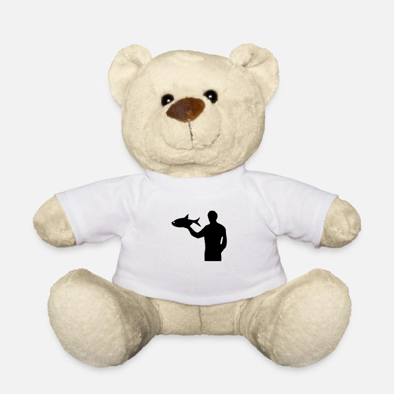 Pêche - Nounours - blanc