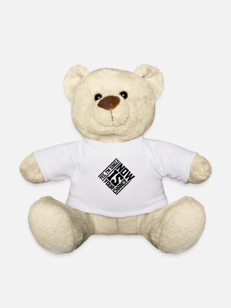 célibataire maintenant votre chance - Nounours - blanc