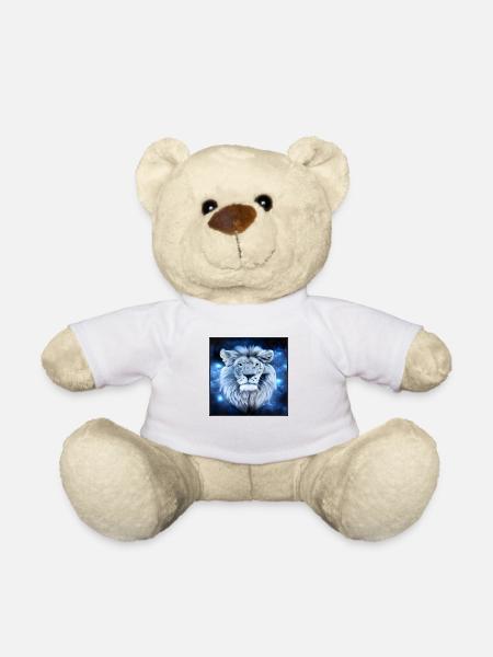 SURREAL LION 2 - Teddy Bear - white