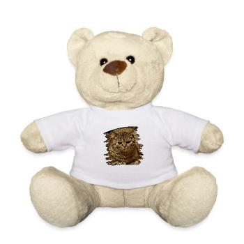 Katzengesicht5 - Teddy - Weiß - Vorne