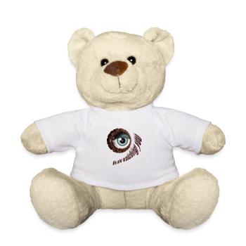 We are watching you - Teddy Bear - white - Front